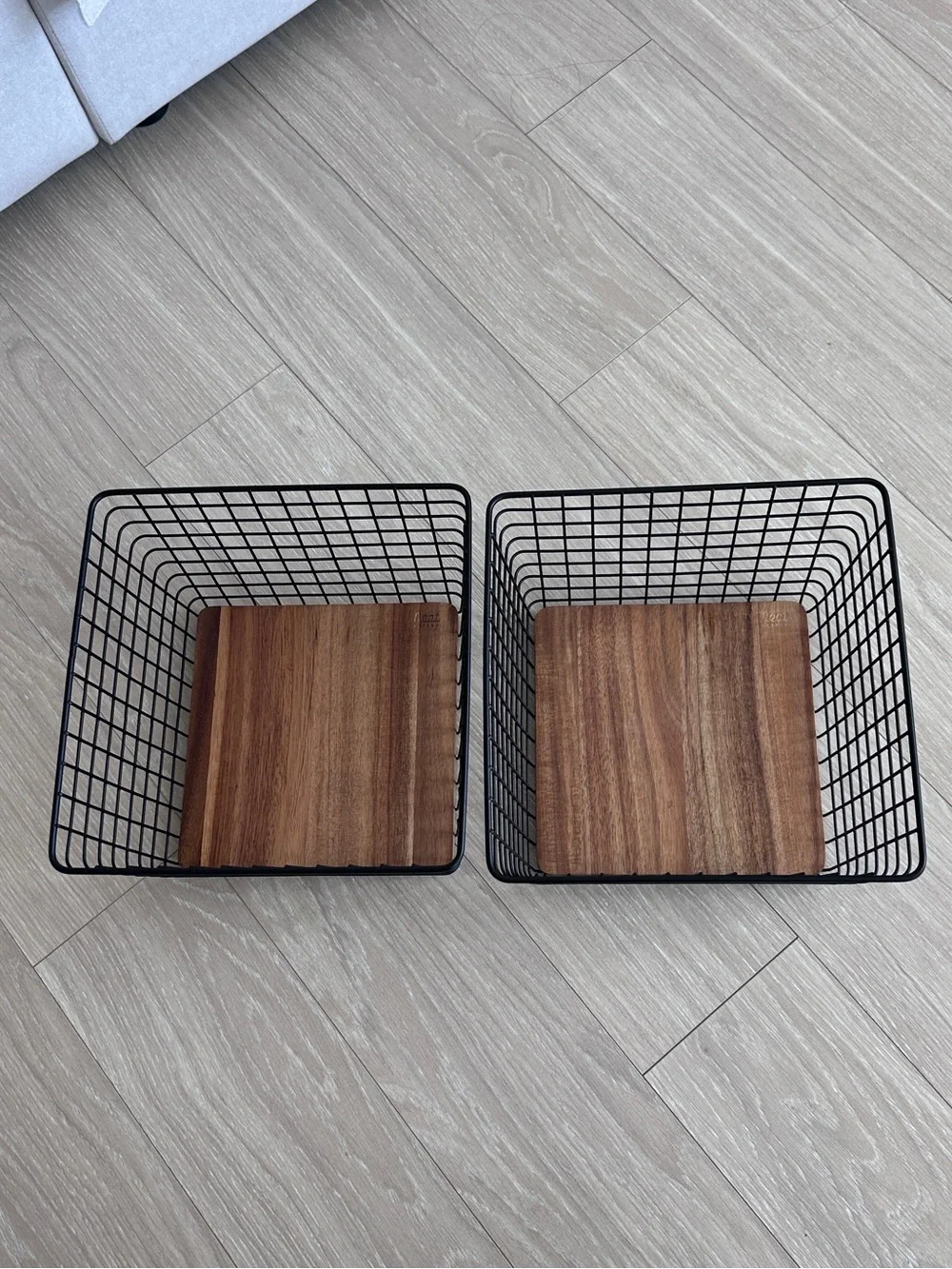 Neat Method Grid Baskets - Storage and Organization Pantry Office - Set of 2